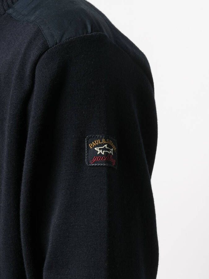 Paul & Shark Jack met geborduurd logo Blauw