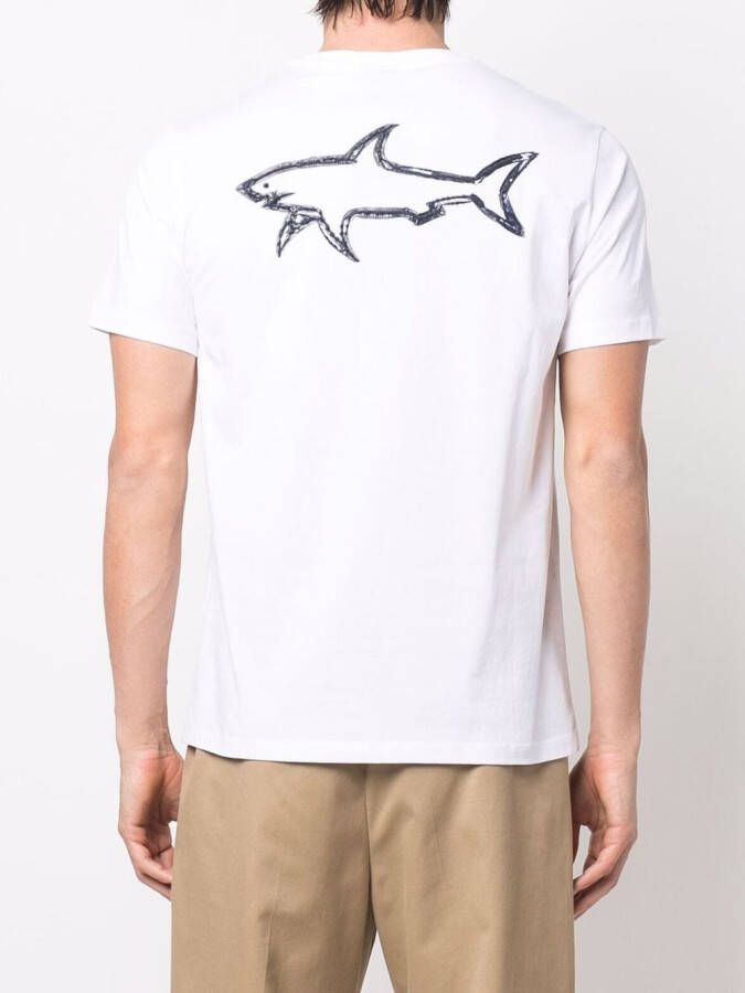 Paul & Shark Katoenen T-shirt Wit