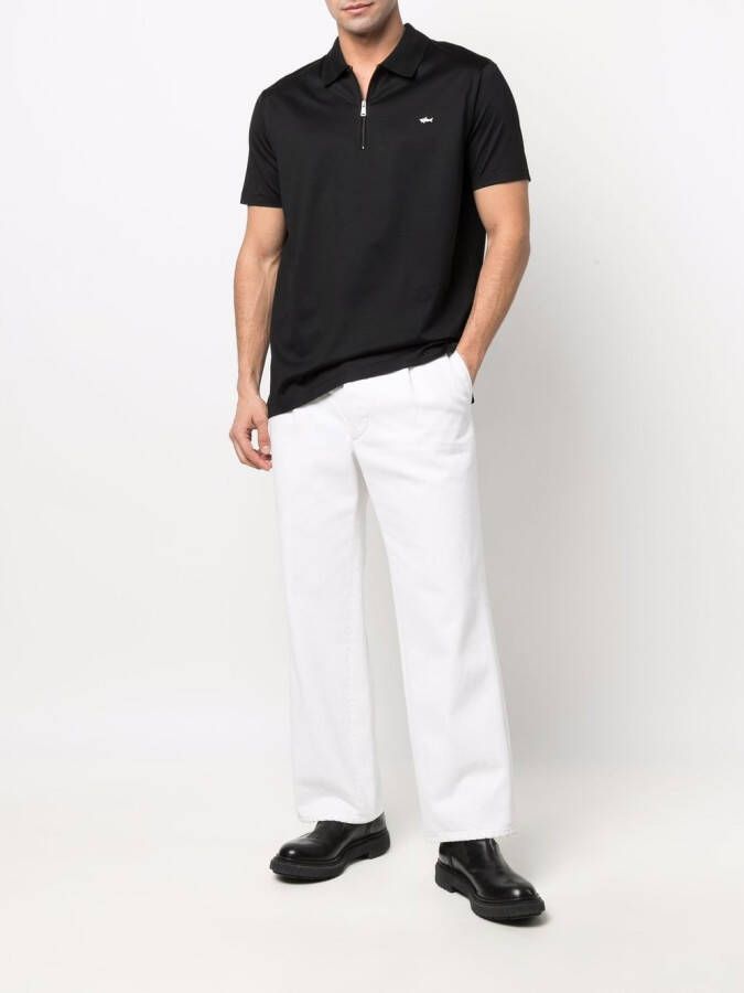 Paul & Shark Polo met ritssluiting Zwart