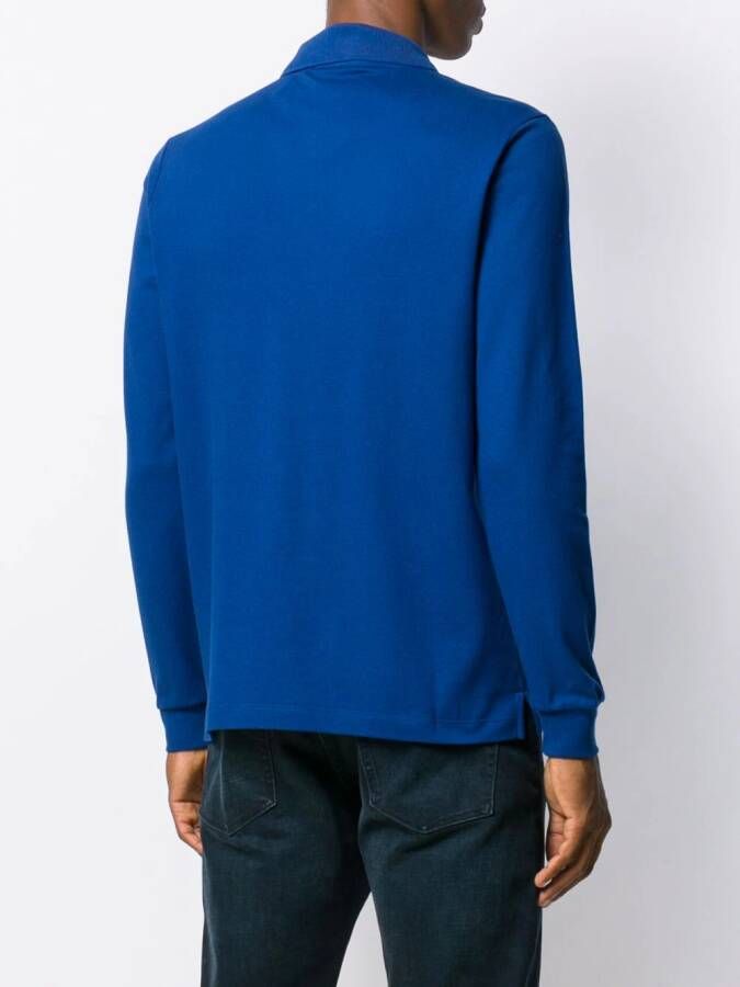 Paul & Shark Poloshirt met geborduurd logo Blauw