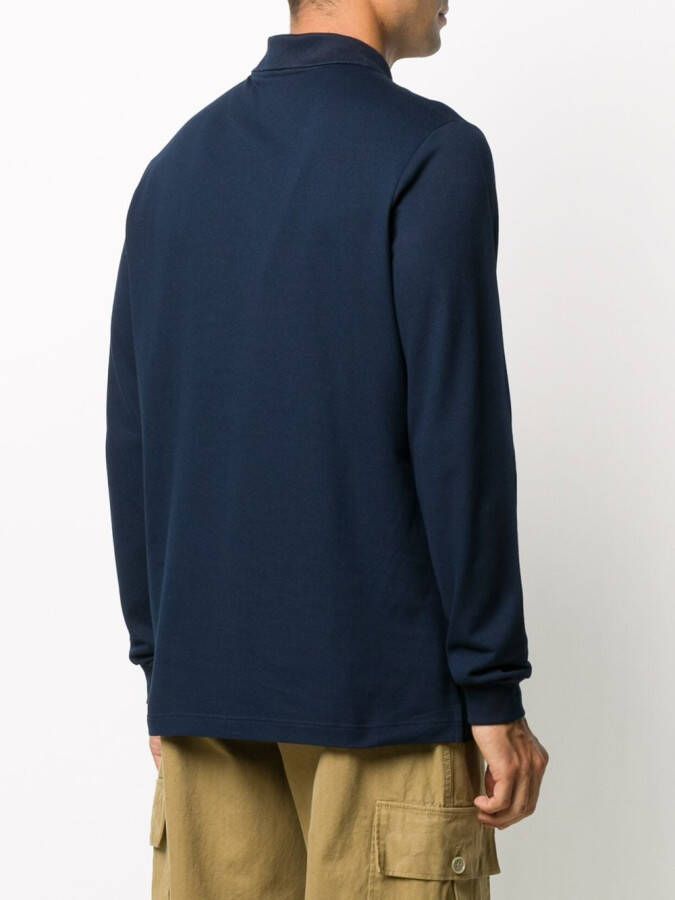 Paul & Shark Poloshirt met lange mouwen Blauw