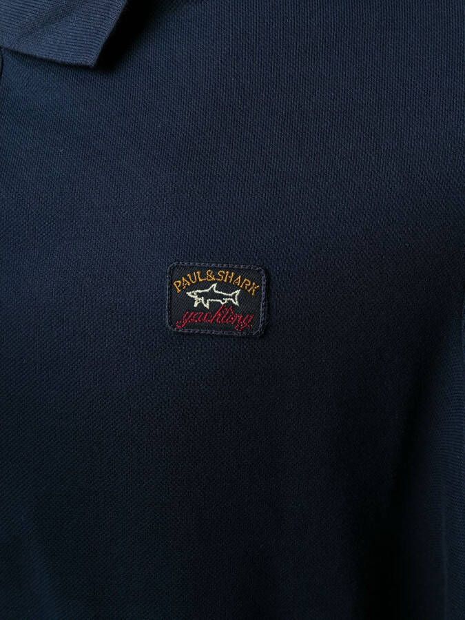 Paul & Shark Poloshirt met lange mouwen Blauw
