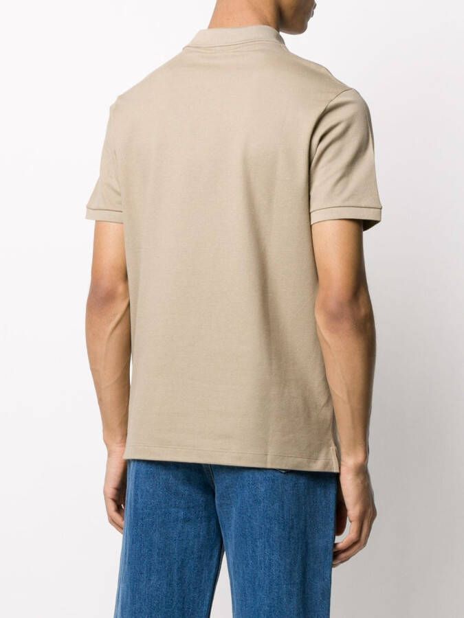 Paul & Shark Poloshirt met logopatch Beige
