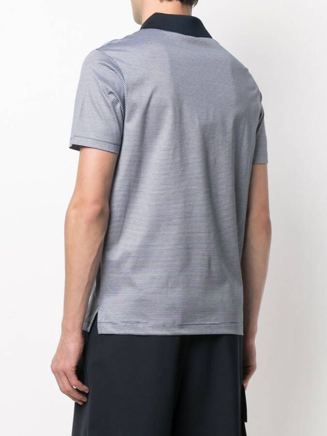 Paul & Shark Poloshirt met logopatch Blauw