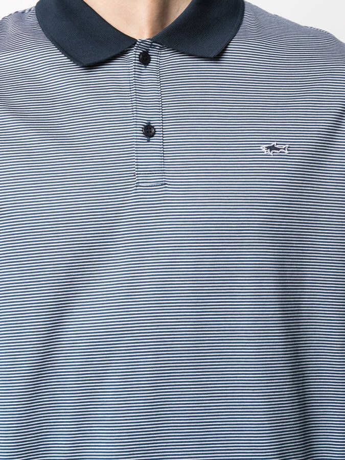 Paul & Shark Poloshirt met logopatch Blauw