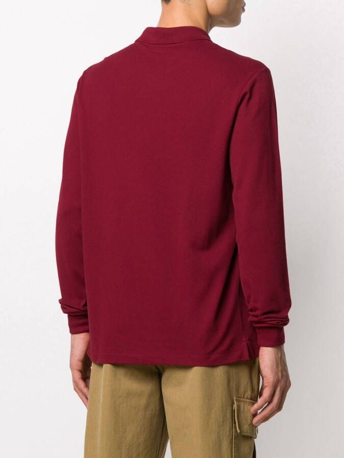 Paul & Shark Poloshirt met logopatch Rood