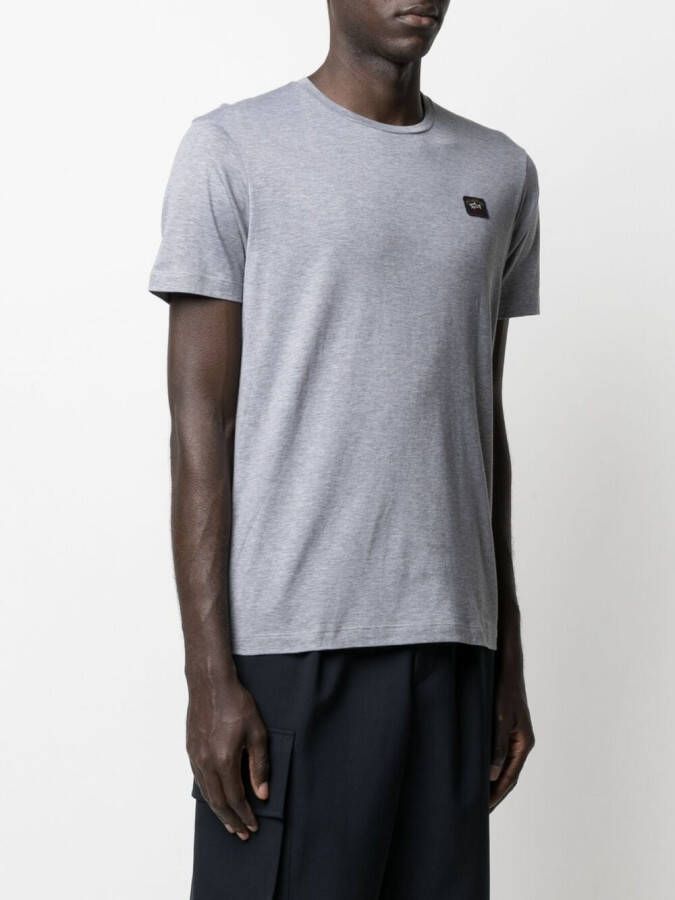 Paul & Shark T-shirt met logopatch Grijs