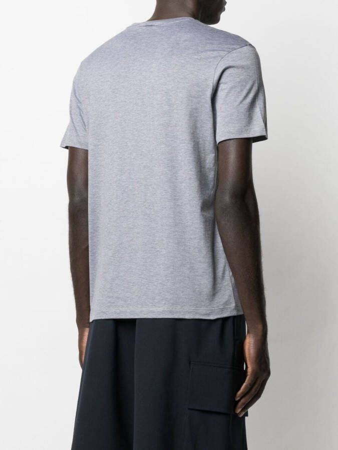 Paul & Shark T-shirt met logopatch Grijs