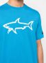 Paul & Shark T-shirt met logoprint Blauw - Thumbnail 5