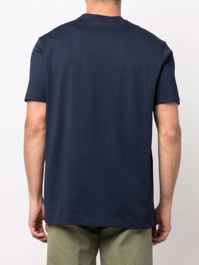 Paul & Shark T-shirt met logoprint Blauw