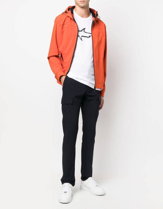 Paul & Shark T-shirt met logoprint Wit