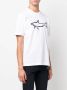 Paul & Shark T-shirt met logoprint Wit - Thumbnail 3