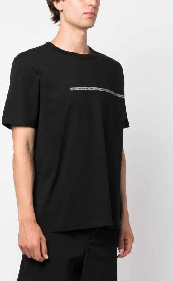 Paul & Shark T-shirt met tekst Zwart