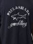 Paul & Shark T-shirt van stretch katoen Blauw - Thumbnail 5