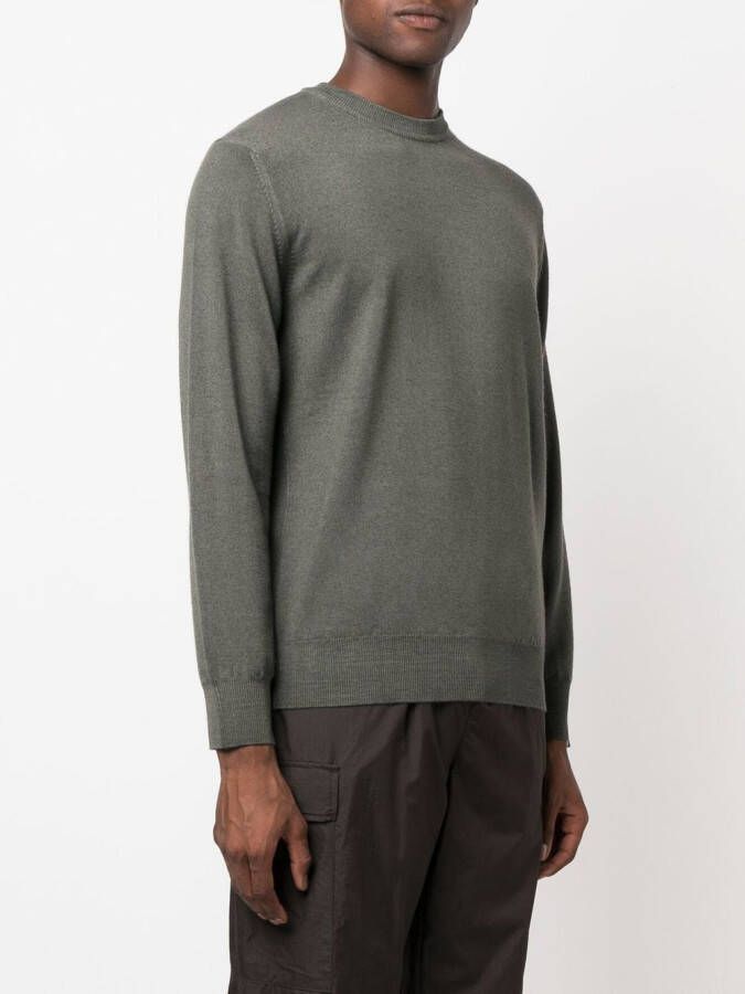 Paul & Shark Trui met logopatch Groen