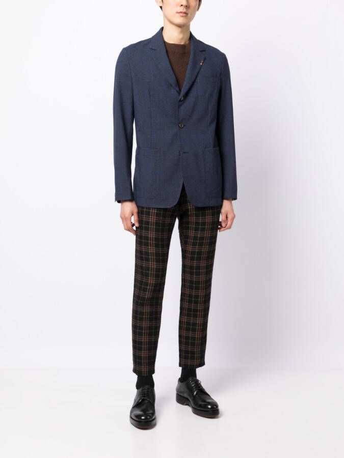 Paul Smith Blazer met enkele rij knopen Blauw