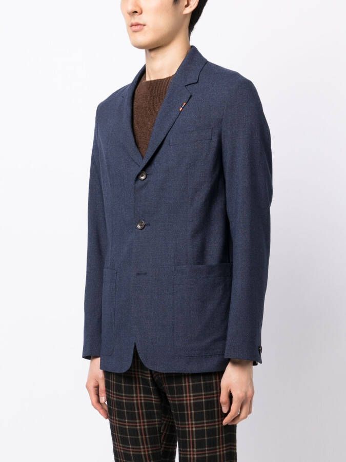 Paul Smith Blazer met enkele rij knopen Blauw