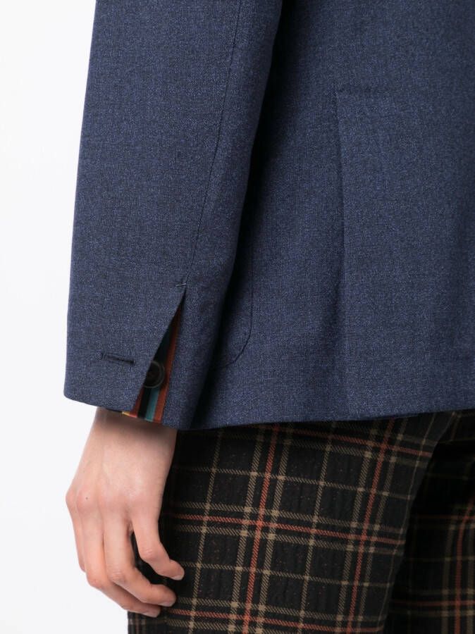 Paul Smith Blazer met enkele rij knopen Blauw