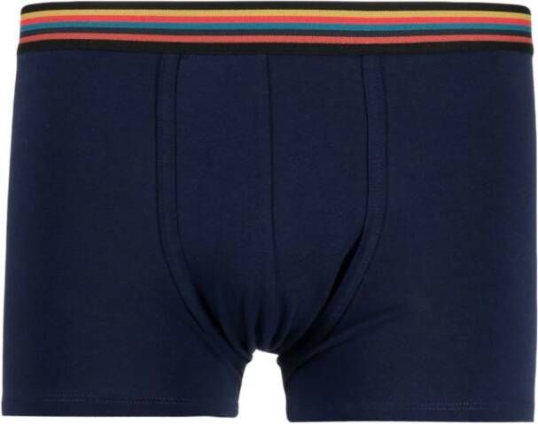 Paul Smith Drie gestreepte boxershorts Blauw