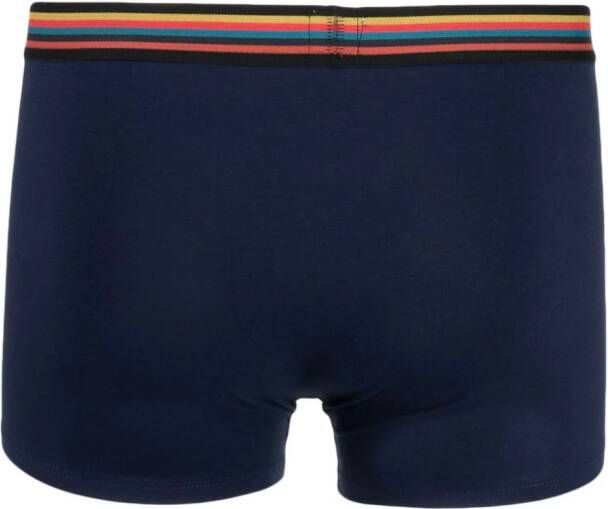 Paul Smith Drie gestreepte boxershorts Blauw