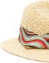 Paul Smith Fedora hoed met lint afwerking Beige - Thumbnail 2