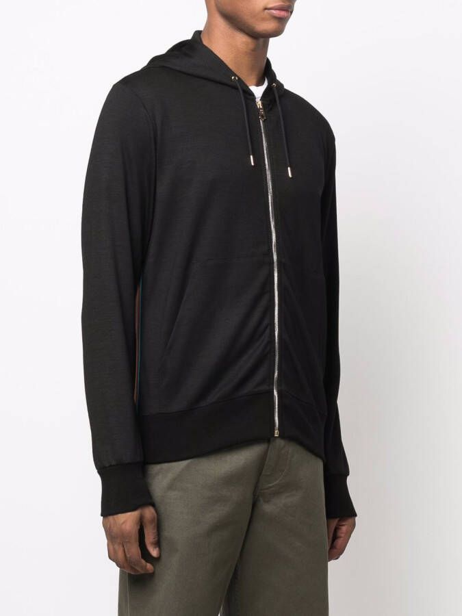 Paul Smith Fijngebreide hoodie Zwart