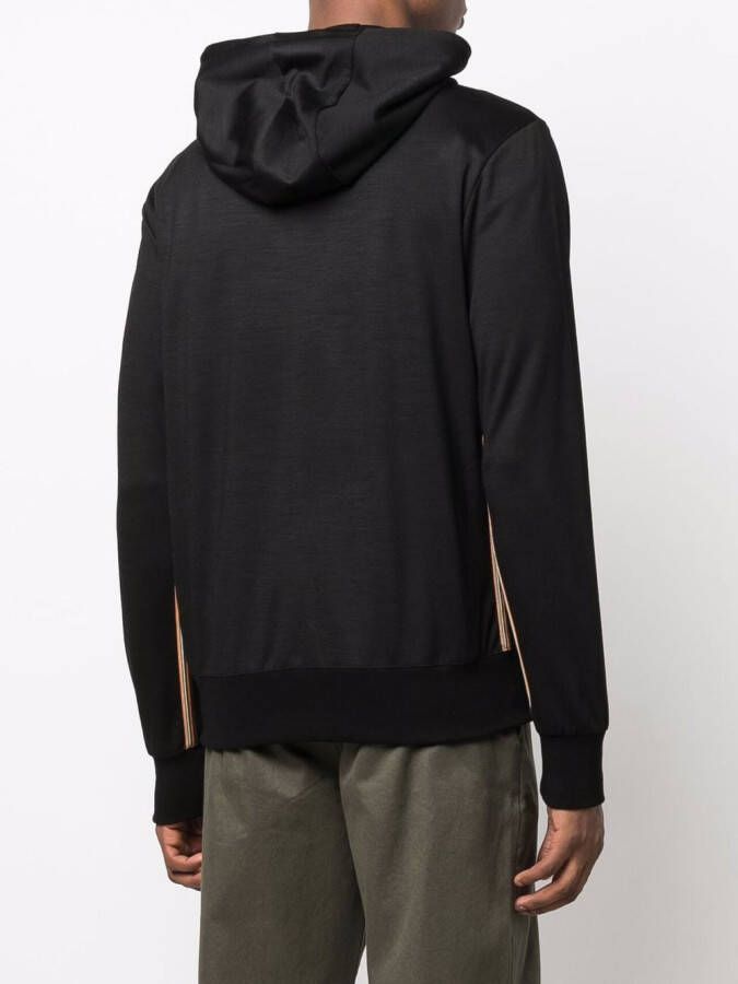Paul Smith Fijngebreide hoodie Zwart