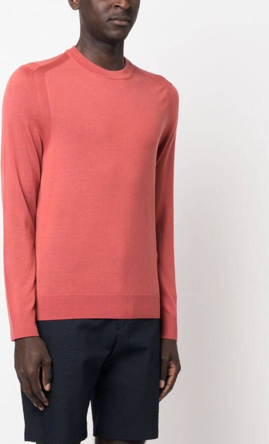 Paul Smith Fijngebreide sweater Roze