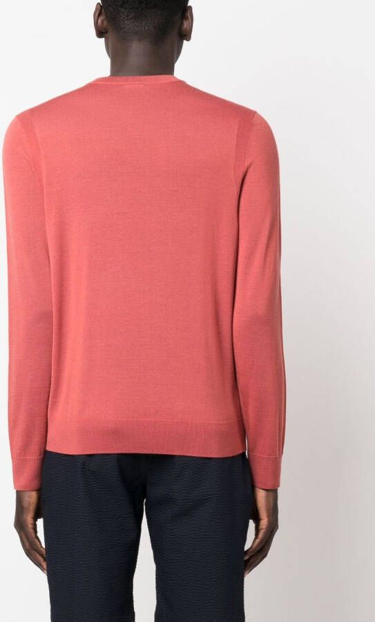 Paul Smith Fijngebreide sweater Roze