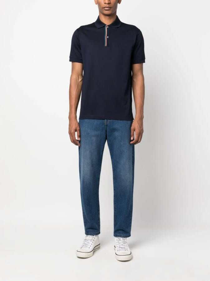 Paul Smith Gestreept poloshirt Blauw
