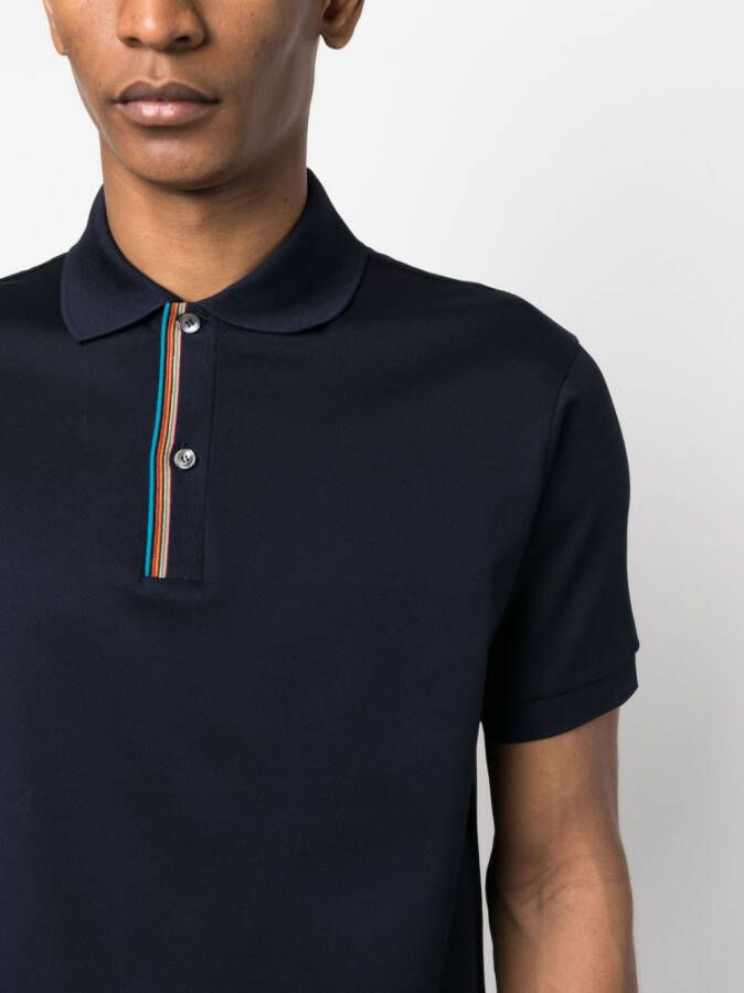 Paul Smith Gestreept poloshirt Blauw