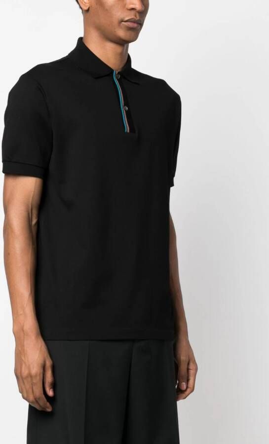 Paul Smith Gestreept poloshirt Zwart