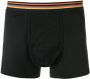 Paul Smith gestreepte boxer shorts Zwart - Thumbnail 2