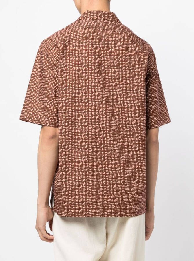 Paul Smith Overhemd met print Rood