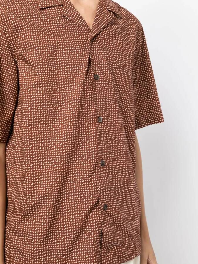 Paul Smith Overhemd met print Rood