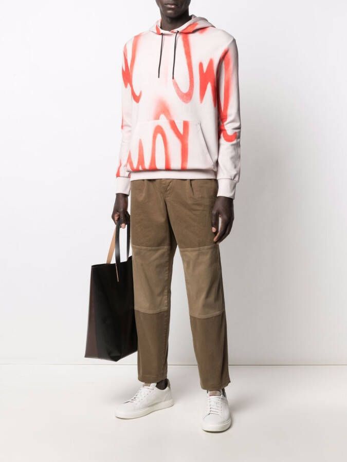 Paul Smith Hoodie met logoprint Beige