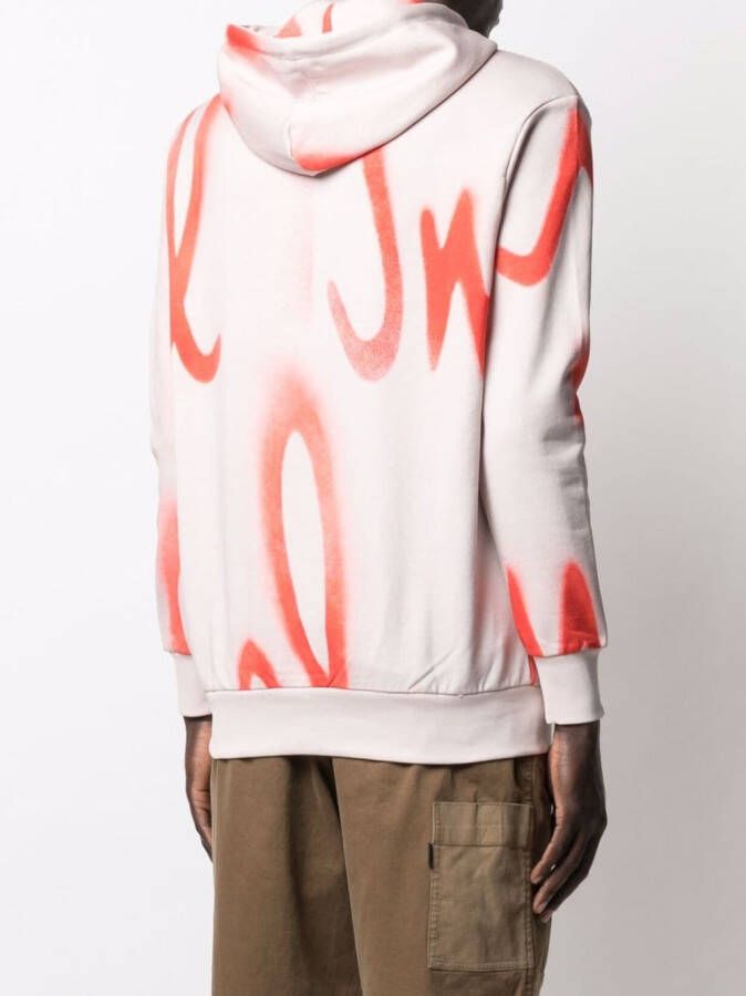 Paul Smith Hoodie met logoprint Beige