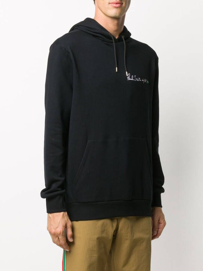 Paul Smith Hoodie met logoprint Zwart