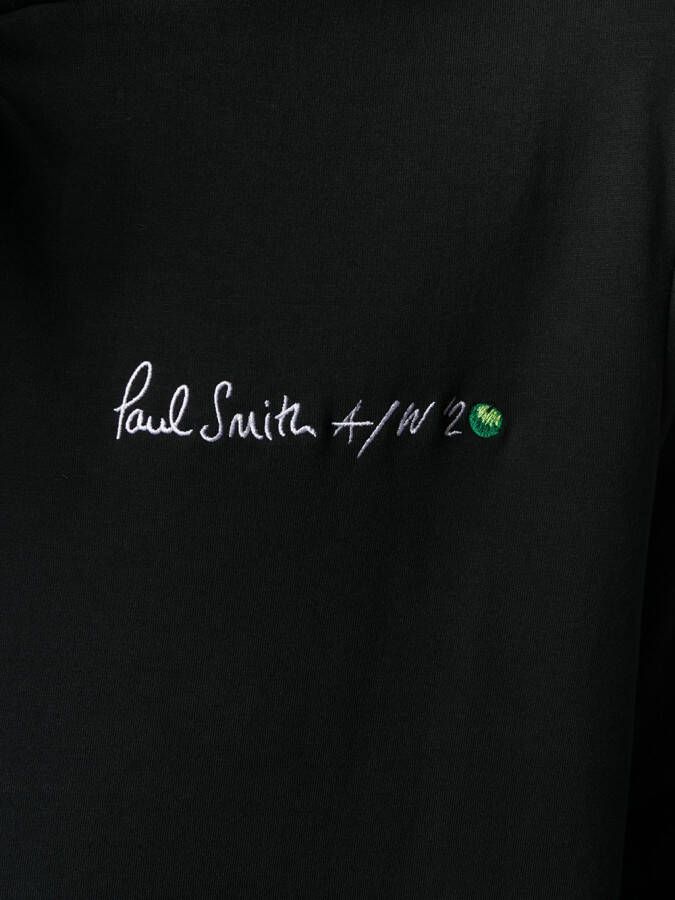 Paul Smith Hoodie met logoprint Zwart