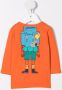 Paul Smith Junior T-shirt met print Oranje - Thumbnail 2