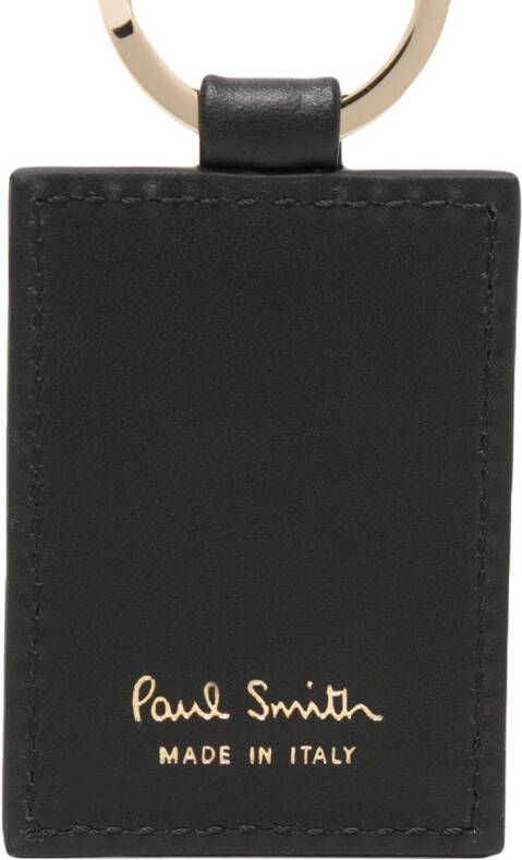 Paul Smith Leren sleutelhanger Zwart