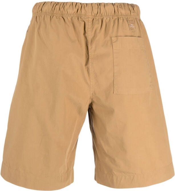 PS Paul Smith Shorts met logopatch Beige