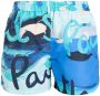 Paul Smith Zwembroek met logoprint Blauw - Thumbnail 2