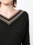 Paul Smith Midi-jurk met V-hals Zwart - Thumbnail 5