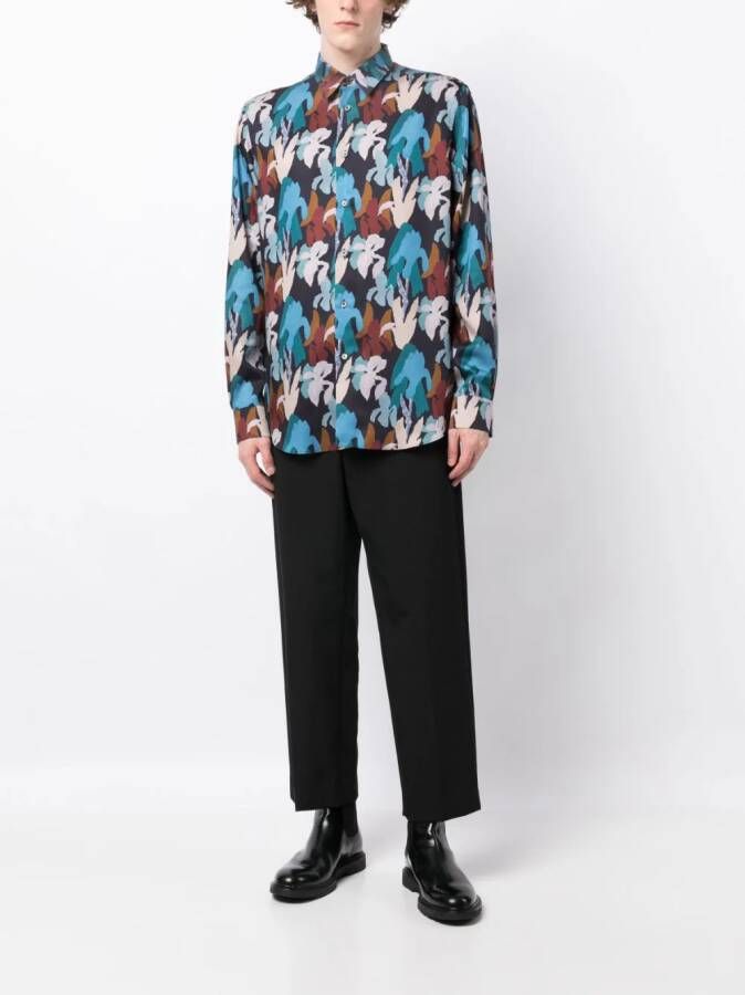 Paul Smith Overhemd met abstracte print Veelkleurig