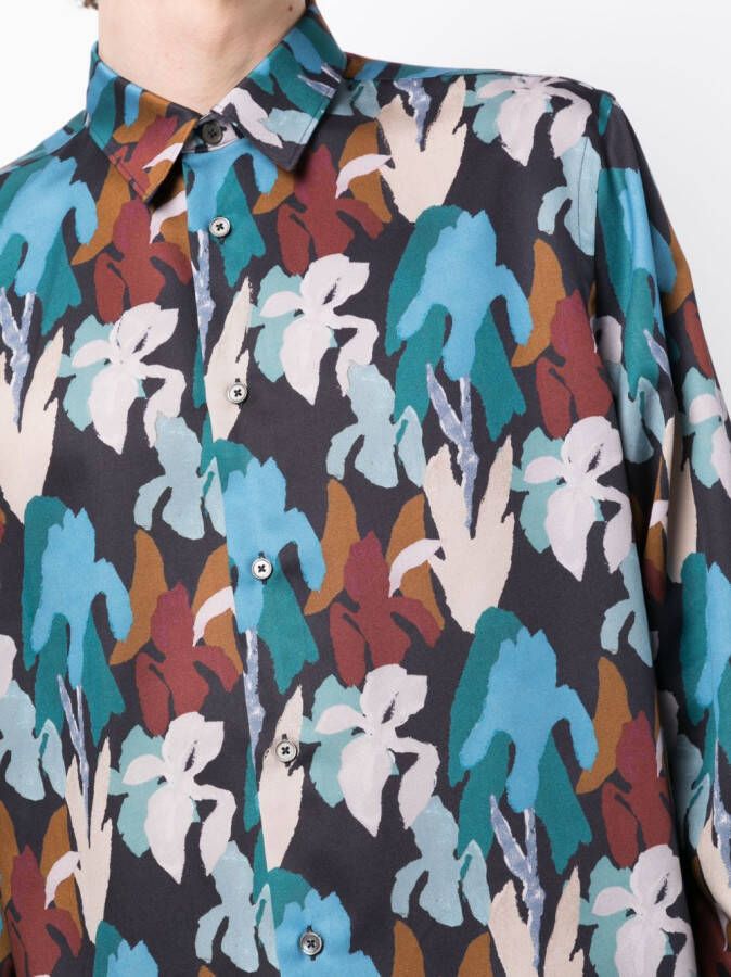 Paul Smith Overhemd met abstracte print Veelkleurig