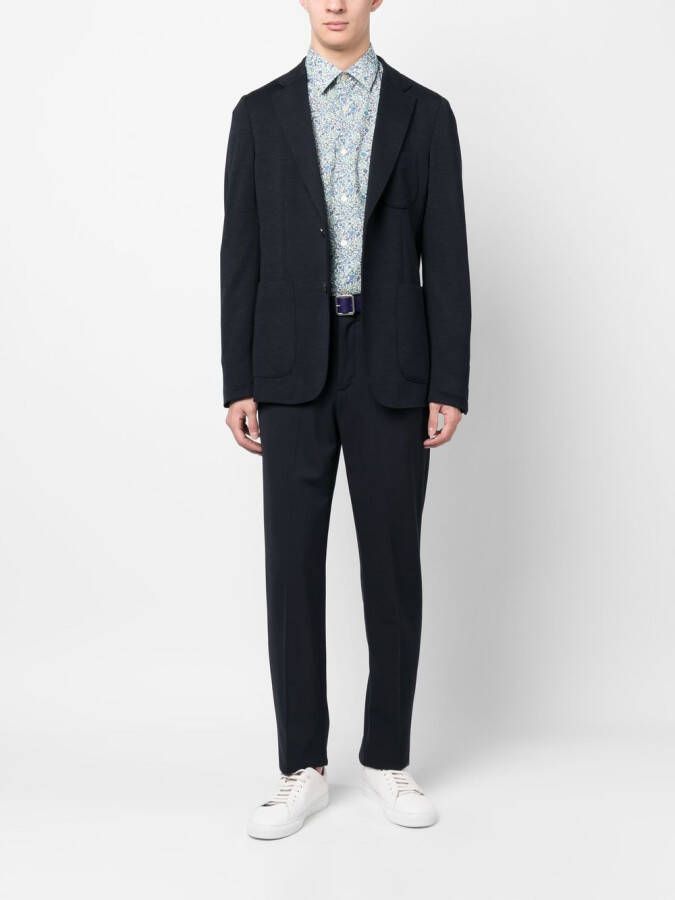 Paul Smith Overhemd met bloemenprint Blauw