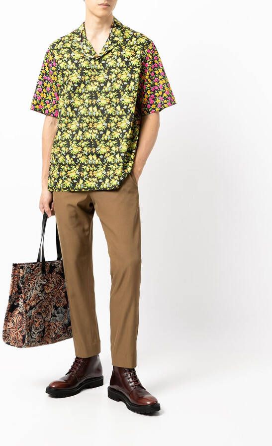 Paul Smith Overhemd met bloemenprint Zwart