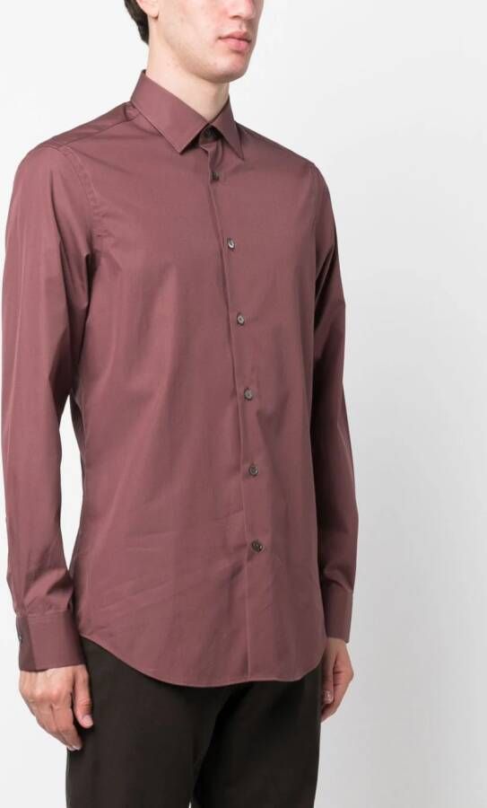 Paul Smith Overhemd met kenmerkende streep Rood
