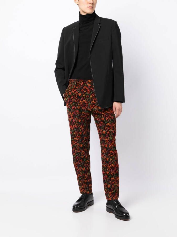 Paul Smith Pantalon met bloemenprint Veelkleurig